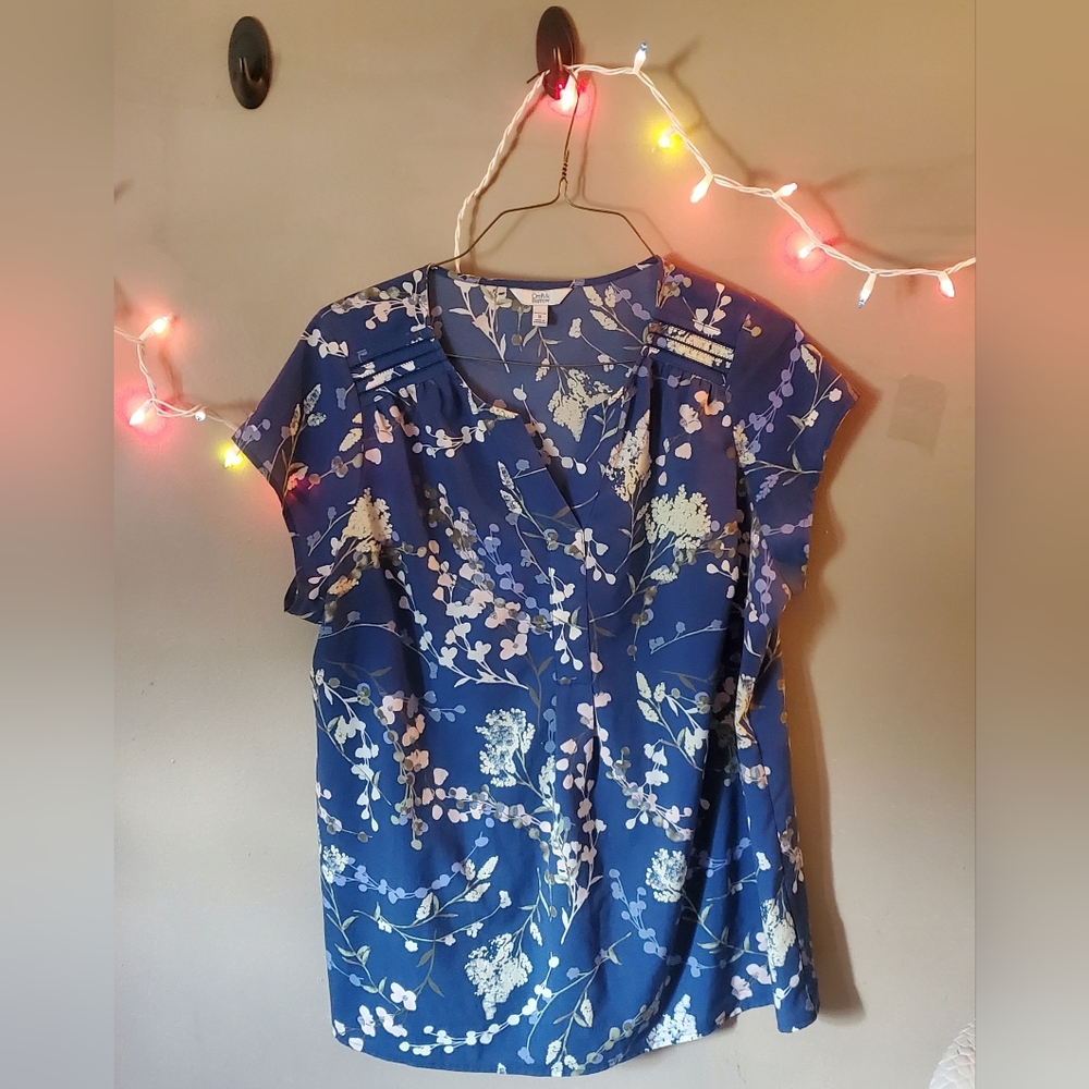 1X Croft & Barrow Maurice Floral Blouse